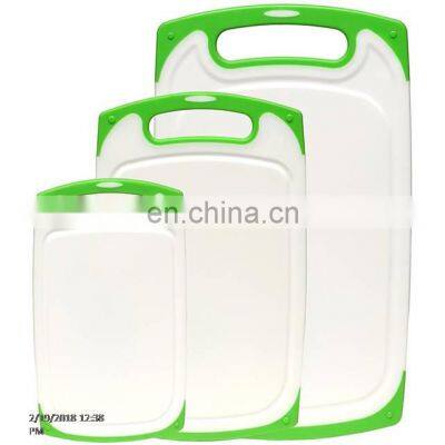 Best Quality Plastic Cutting Board Set 3-Piece All-Purpose Non-Slip Plastic Cutting Board Set Dishwasher Safe Chopping Bords