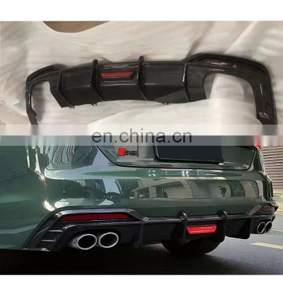 S5 2020-2022 Carbon fiber KB Style diffuser for Audi A5 S5 RS5 diffuser with light for audi 2020 2021 2022