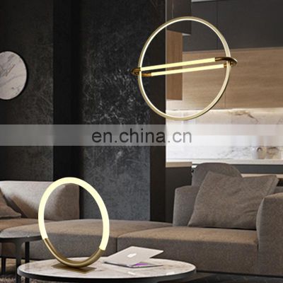 HUAYI Simple Style European Night Lamp Indoor Hotel Bedroom Bedside Modern LED Table Light