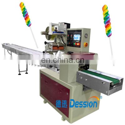 Low Price Automatic Flow Lollipop Packing Machine In Foshan Dession