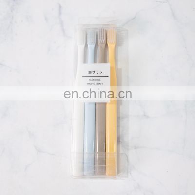 Wheat straw toothbrush, biodegradable organic toothbrush 4 pcs