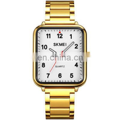 Hot Selling  Skmei 1954/1955 Stainless Steel Couple Wristwatches Movt Quartz Watch 3ATM Waterproof