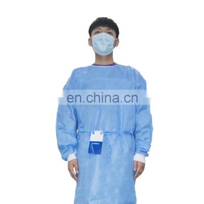SMS Level 2 Isolation Gown Custom Reinforced Disposable Surgical Medical Doctor Gown