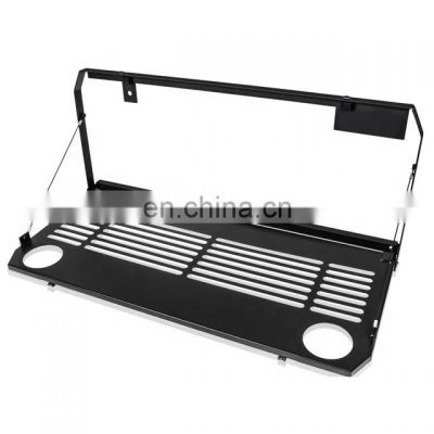 Auto Parts Accessories Tailgate Table Rear Door Foldable Table Cargo Shelf Storage storage rack for Jeep Wrangler JL 18+
