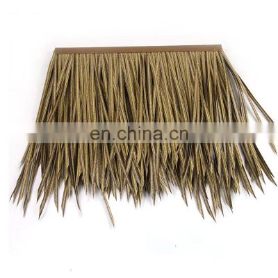 Hot Sale Washable Plastic Synthetic Palm Thatched Roof With Low Price