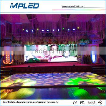 Indoor led video wall smd black led board for new year party