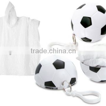 Emergency Hooded Disposable Raincoat In Ball