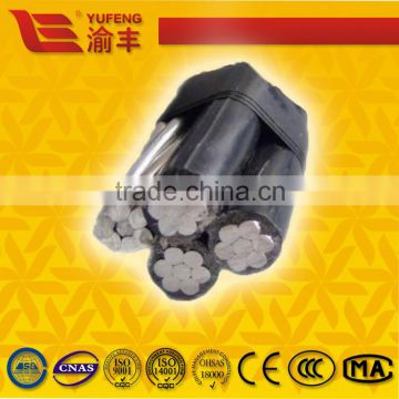 AAC ACSR AAAC Conductor and XLPE insulation Service Drop Aerial Bounded Cable 25mm2 35mm2 50mm2 70mm2