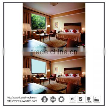 8+8mm Smart Glass for hotel. Dimmer magic glass, made by smart tint