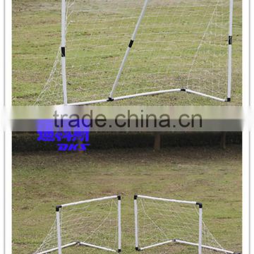 2-in-1 Soccer Kids teens Hockey goals with Nets agility practice scrimmage game