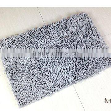 living room floor mat with anti slip base Polyester mat with long pile