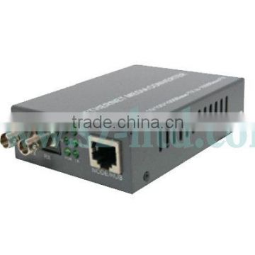 Factory price 10/100M ST SM DX 25KM Fiber Optic Ethernet Media Converter