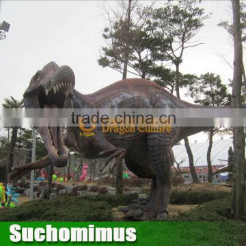 Theme park large fiberglass dinosaur in low price
