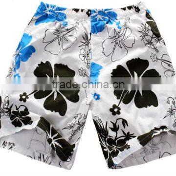 whole sale 100% cottonmen printing Bermuda beach Short pants
