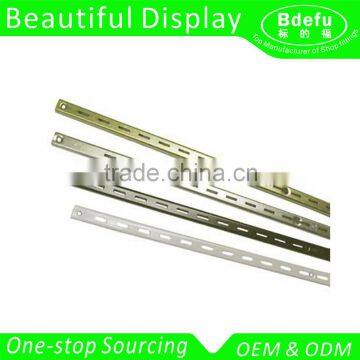 High quality metal column Single slot channel / Single hole slot shelf bracket