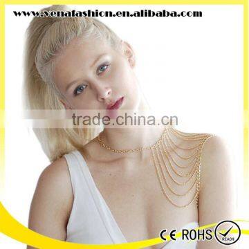 women shoulder necklace chain, shoulder chain jewelry