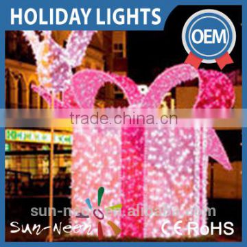 3D LED Gift Box Christmas Decoration