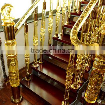 Foshan factory hot sale modern stainless steel crystal staircase