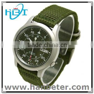 PVD buckle high quality fashion nato band adjustable custom long nylon watch strap