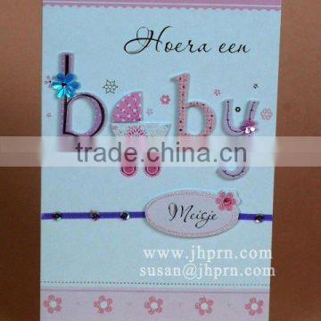 handmade baby shower greeting cards