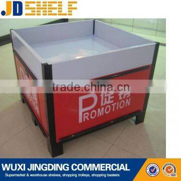 steel display supermarket promotion table