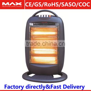 1150W halogen heater with electrical