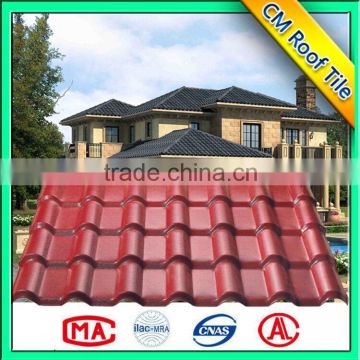 Custom Made Environment Friendly Waterproof Synthetic Resin Roof Tiles