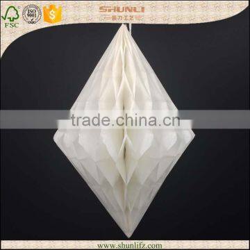 2016 new shape white tissue paper honeycomb