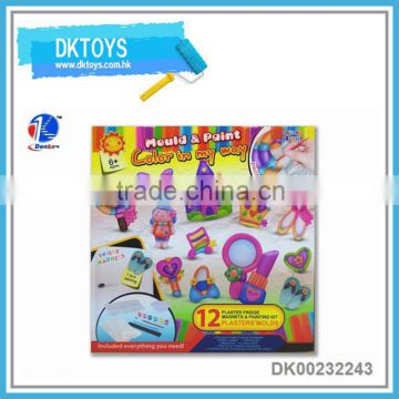 Denko Toys-Creative Craft Toy Fridge Magnet Magic Castle Kid Plaster Paint