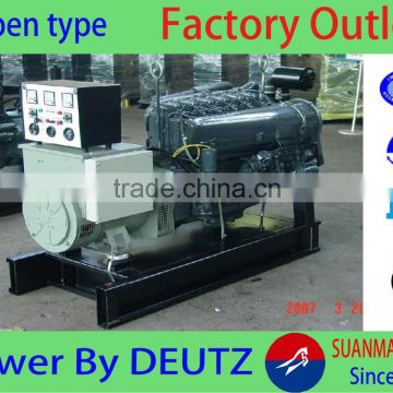 Best price open type Deutz engine 130kw diesel 1500 rpm generators