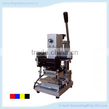 Roll paper hand operated hot foil stamping machine