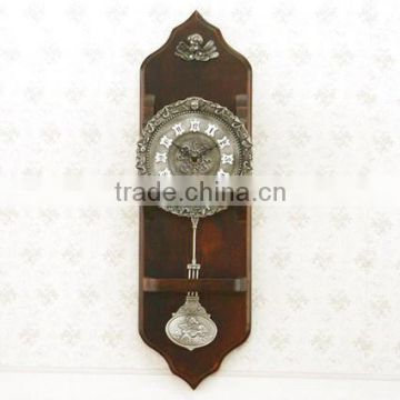 Office Soild Wood or Polywood wall clock for decor