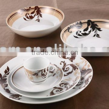 round plate,porcelain tableware,porcelain flatware