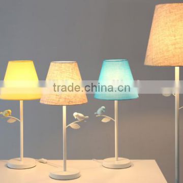 Metal And Fabric Material Fancy Unique Design With Birdie Floor /Standing Lamp Decorative Table Light