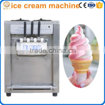 2016 three head chinese ice cream machine