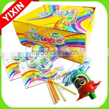 Exciting Toys And Powder Sugar With Fruits Flavor CCstick Candy