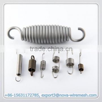 Customized high precision stainless steel / spring steel tension spring, extension spring, double hook tension spring in China
