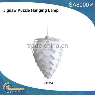 home decorative Jigsaw Puzzle Hanging Lamp