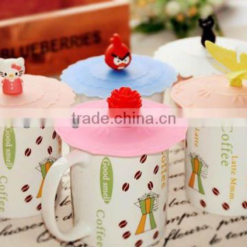 Silicone tea cup cover or rubber cup cover