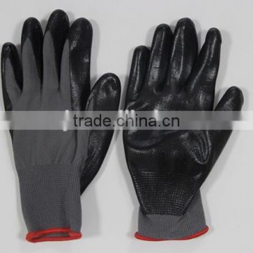 high-technology foam cheap nitrile work gloves black latex gloves