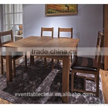 2015 Qing dao wood luxury dining room set in living room