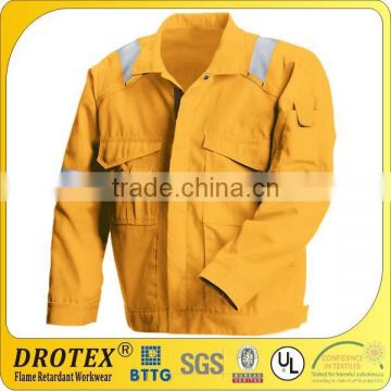 Safety Jacket EN 61482 100% Cotton Reflective Striped FR Jacket