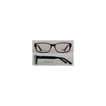 White And Black Square Acetate Optical Frames For Women For Wide Faces