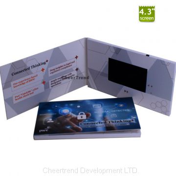 Best Selling 4.3 Inch LCD Video Card-Video Brochure for Business Advertisement