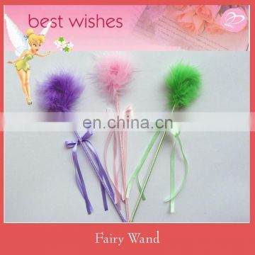 Floss with ribbon style fairy wand decoration