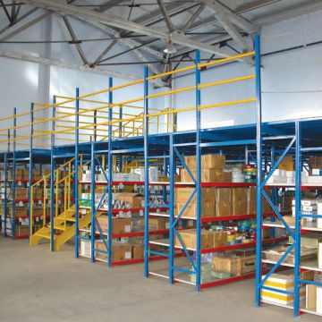 Steel Q235 Modular Mezzanine Warehouse Racking System