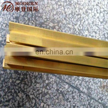 copper brass flat polished bar