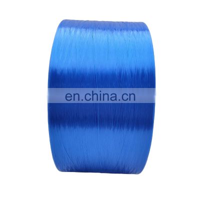 Popular polyester dope dyed color raw white yarn fdy AA high quality