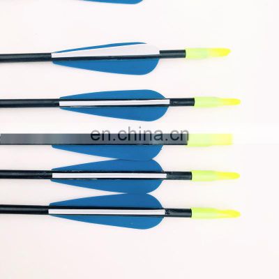 12pcs carbon crossbow bamboo arrows bow and arrow set and wooden arrow shafts