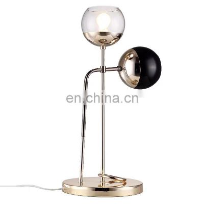Most popular contemporary Professional manufacture lampe de table Double Bulbs Modern Fashionable Led Table Lamp for living room
